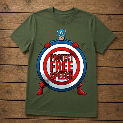 Protect Free Speech - unisex softstyle T-Shirt