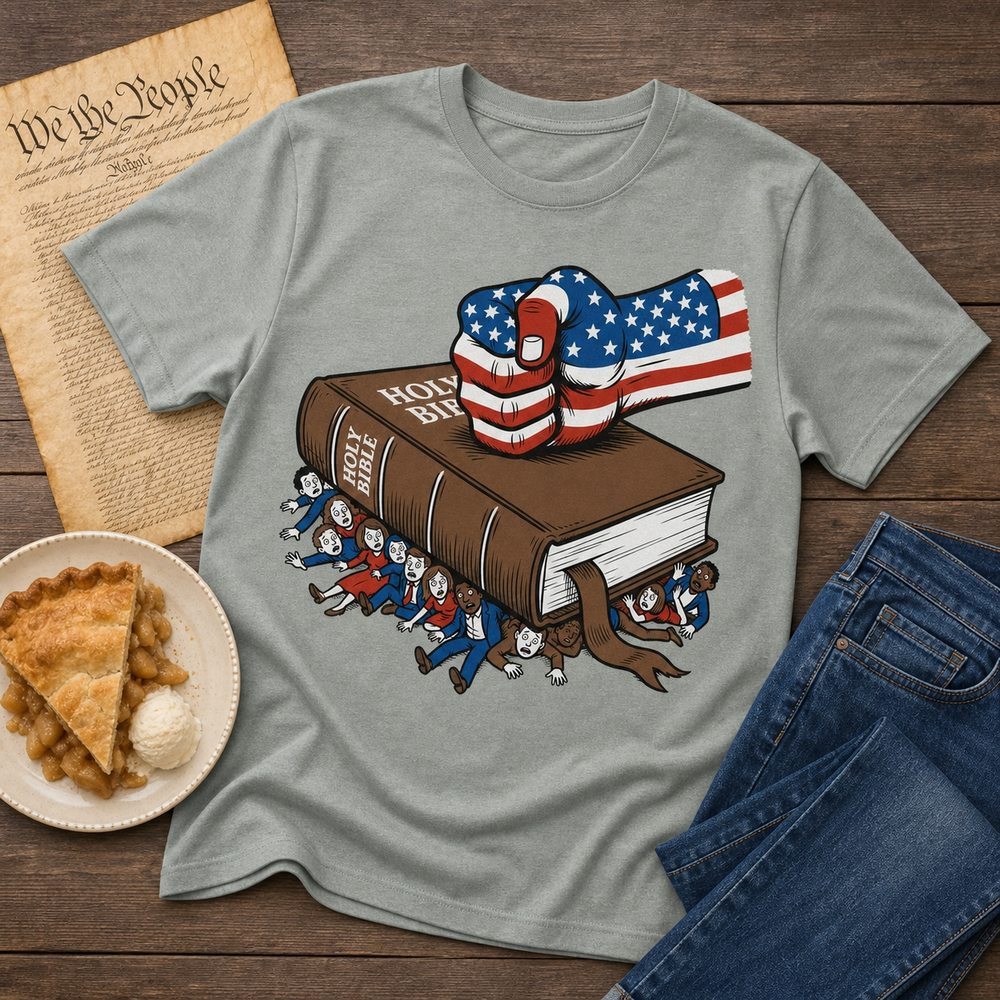 Smash human rights with the Bible - unisex softstyle T-Shirt