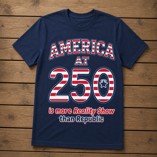 250th Anniversary Celebration-More Reality Show Than Republic - Unisex Softstyle T-Shirt
