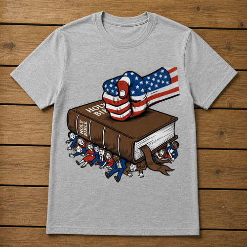 Smash human rights with the Bible - unisex softstyle T-Shirt