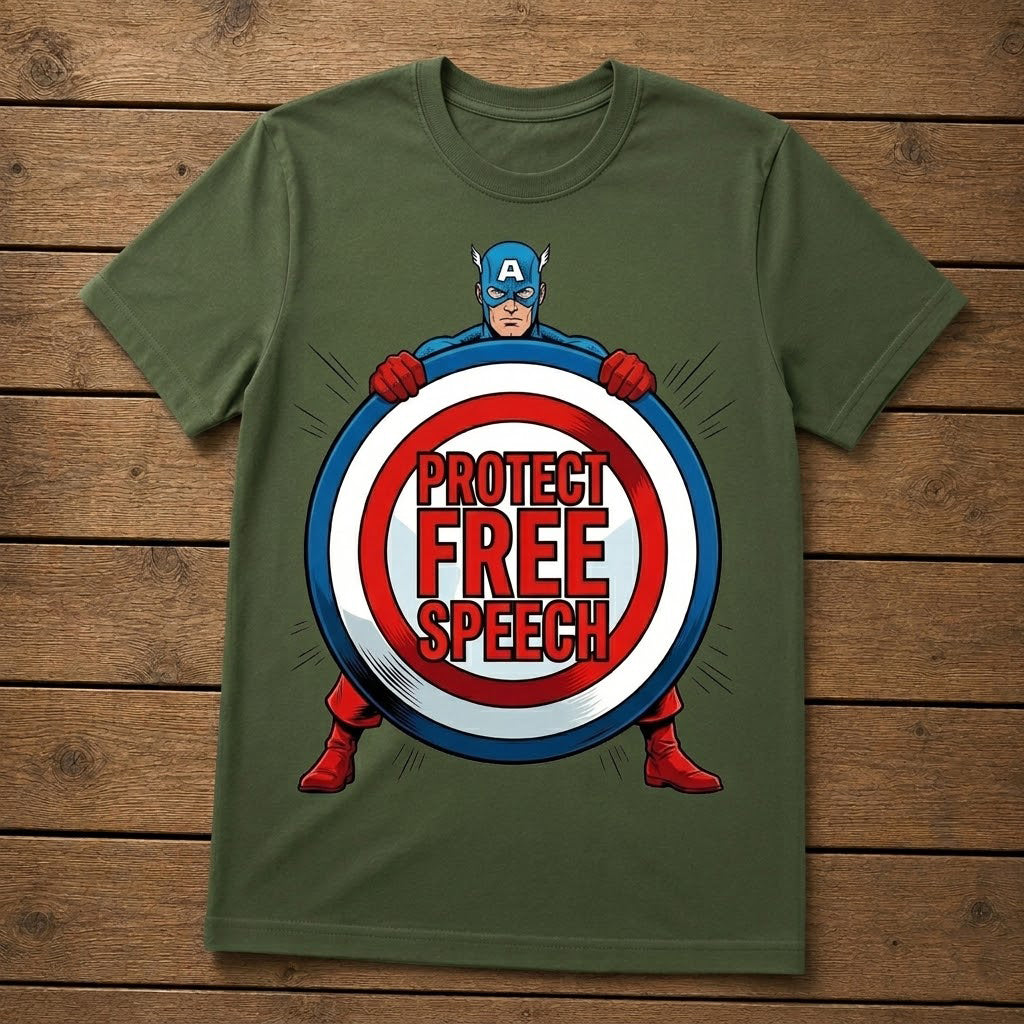 Protect Free Speech - unisex softstyle T-Shirt