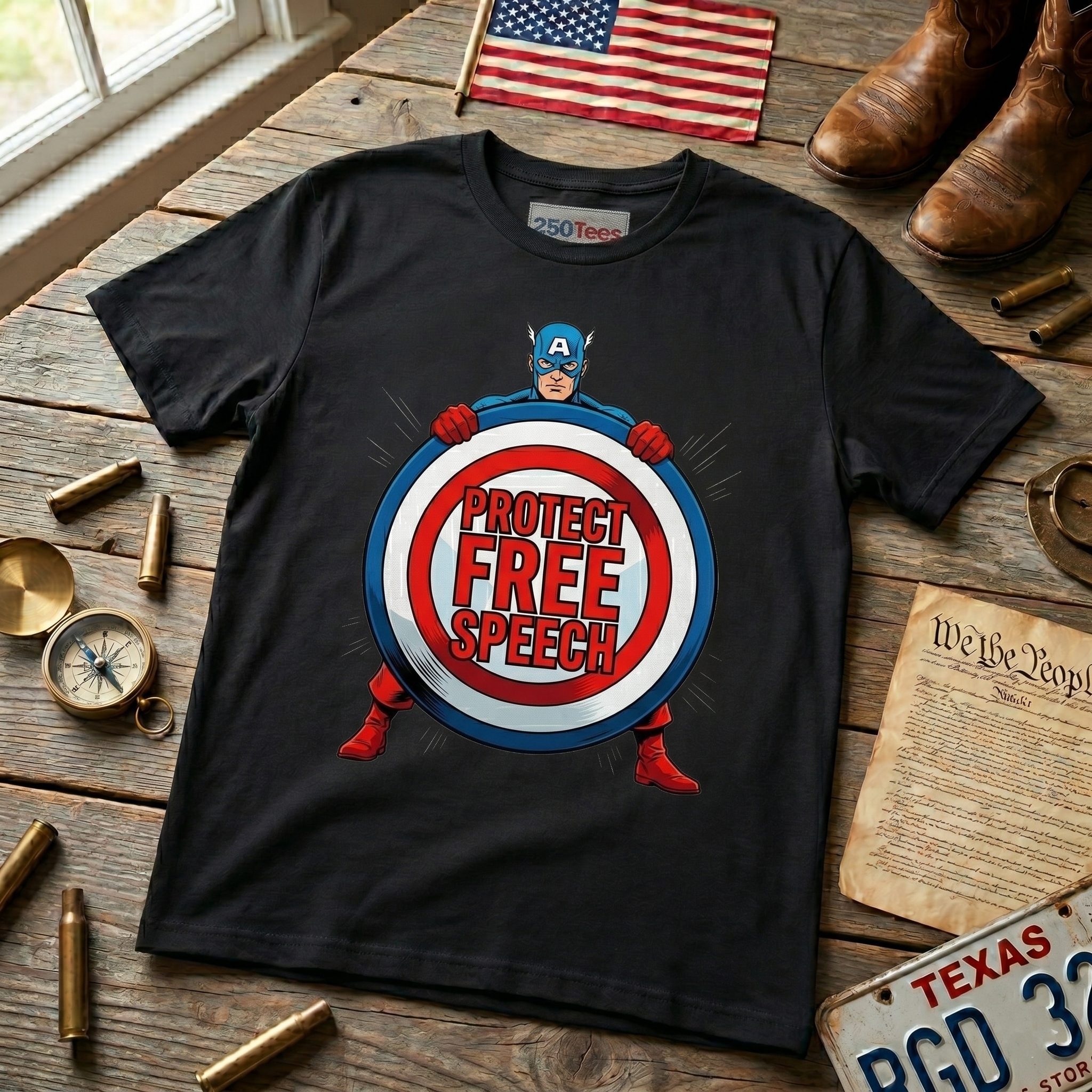 Protect Free Speech - unisex softstyle T-Shirt