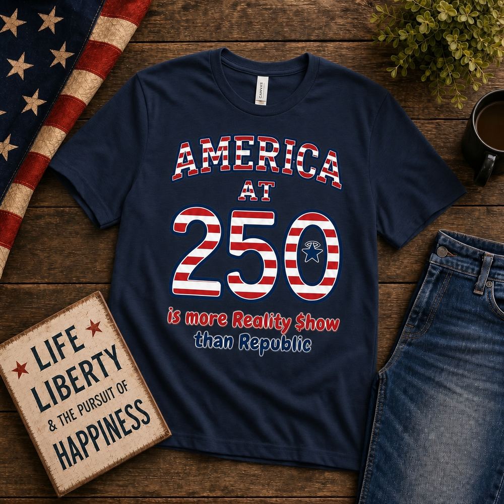 250th Anniversary Celebration-More Reality Show Than Republic - Unisex Softstyle T-Shirt